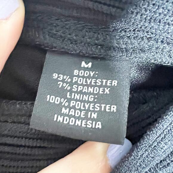 LIZ CLAIBORNE Pencil Skirt Elastic Waist Knee Length Textured Black Womens M NWT - Picture 5 of 7